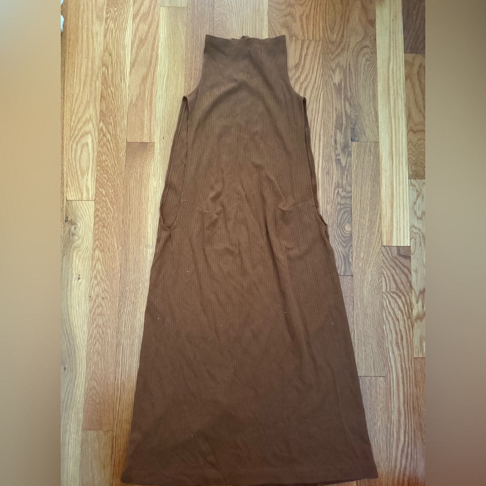 Reformation mock neck knit brown dress size XS